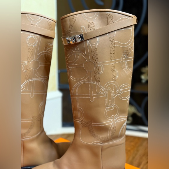 Hermes embroidered riding boots - Picture 6 of 10
